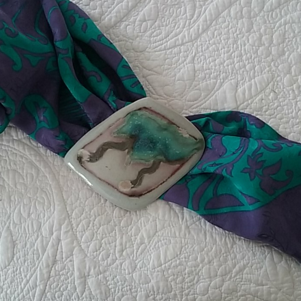 Ceramic belt ornament